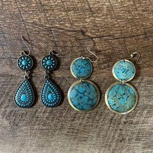 Earrings set of 2
